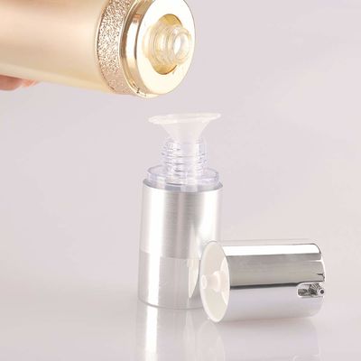 Προσαρμοσμένο 15ml 30ml 50ml πλαστικό αέρος αντλία κενό καλλυντικό μπουκάλι στεγανό ελεγχόμενο διανομή κρέμα λοσιόν συσκευασία