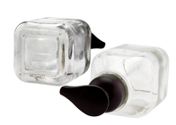 Διαφανής ανθεκτική ομαλή επιφάνεια μπουκαλιών αντλιών αφρού γυαλιού κενή