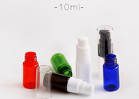 Διαφανές χύσιμο μπουκαλιών 10ml πλαστικού υλικού μη με την πλήρη αντλία κρέμας κάλυψης