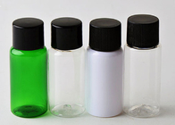 Κενό στρογγυλό επίπεδο υλικό της PET PP μπουκαλιών μορφής πλαστικό καλλυντικό για τα προϊόντα προσωπικής φροντίδας