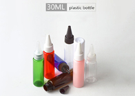 Ζωηρόχρωμα πλαστικά μπουκάλια νερό, μικρά πλαστικά μπουκάλια της PET PP 30ml με τα καπάκια