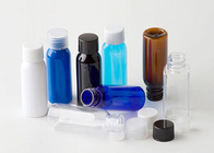 Υλικά πλαστικά καλλυντικά μπουκάλια της Pet, μικρά πλαστικά εμπορευματοκιβώτια μπουκαλιών 50ml