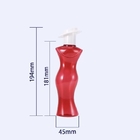 Πλαστικό μπουκάλι σαμπουάν κεφαλής κοχλίου για την καλλυντική συσκευασία γυναικών