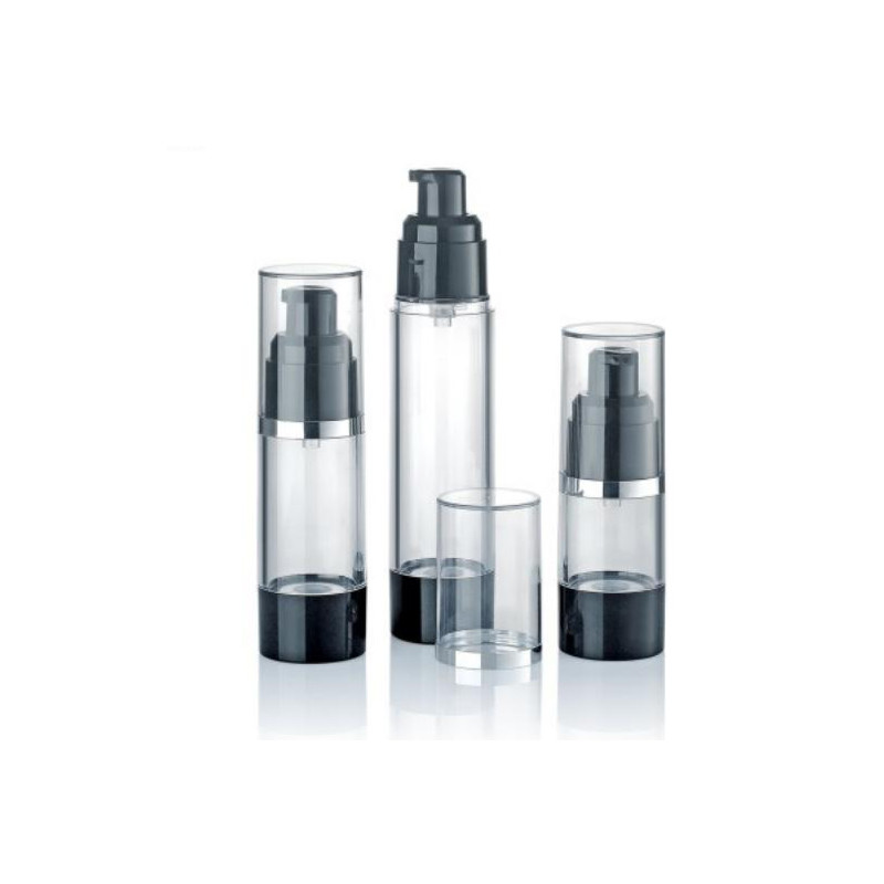 Προσαρμοσμένο 15ml 30ml 50ml πλαστικό αέρος αντλία κενό καλλυντικό μπουκάλι στεγανό ελεγχόμενο διανομή κρέμα λοσιόν συσκευασία