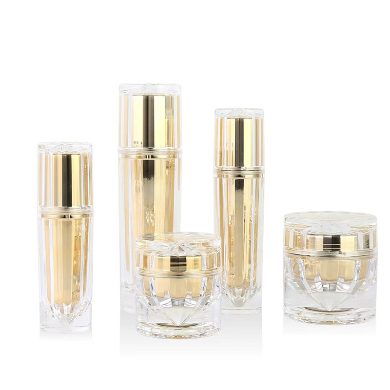 30 ml 50 ml 100 ml Rose Gold Ακρυλική Κοσμητική Συσκευή Φιαλίδια Κρέμα Βάζο