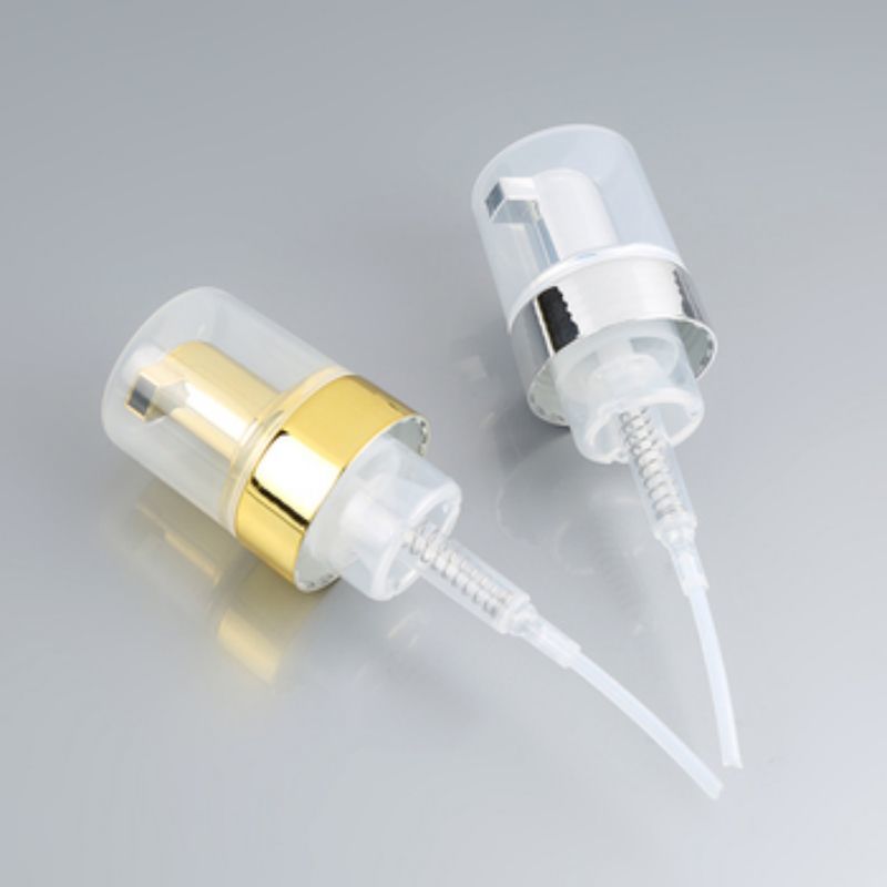 40mm 42mm Mousse αφρό αντλία Dispenser όλα ηλεκτροπληρωμένα αφρό καθαριστικά προσώπου Χρυσή αφρό αντλία