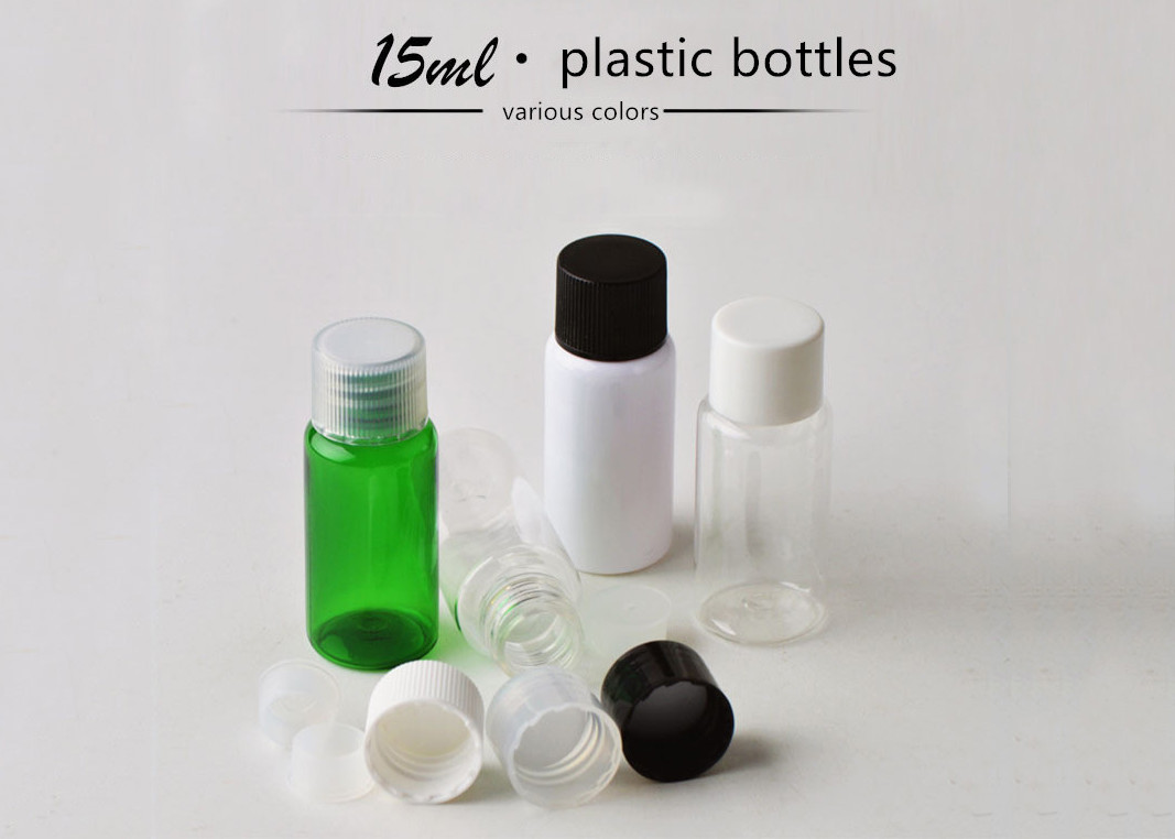 Κενό στρογγυλό επίπεδο υλικό της PET PP μπουκαλιών μορφής πλαστικό καλλυντικό για τα προϊόντα προσωπικής φροντίδας