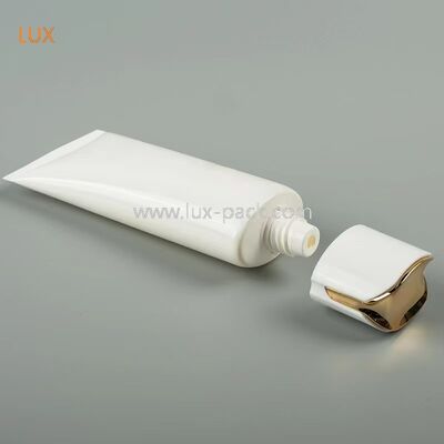 Σωλήνας συμπίεσης PE διαμέτρου 40mm για καλλυντικά, πολυτελές ηλεκτρολυτικό φινίρισμα, καπάκι αναστροφής, άδειος σωλήνας για λοσιόν περιποίησης δέρματος
